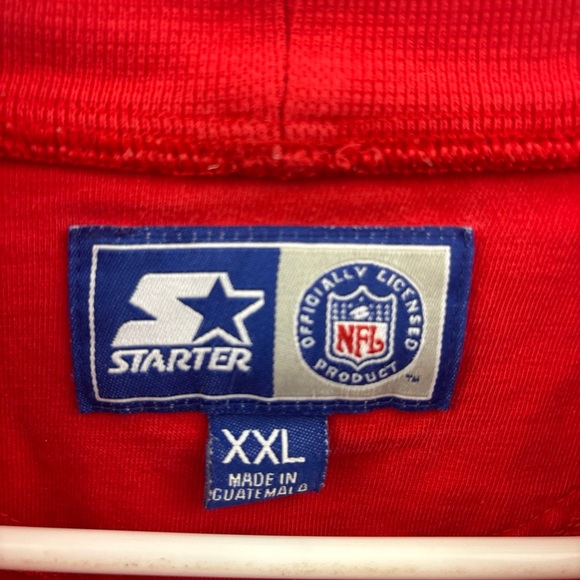 Vintage 90s Kansas City Chiefs Starter Long Sleeve Shirt Sz XXL NFL Football - Picture 9 of 16